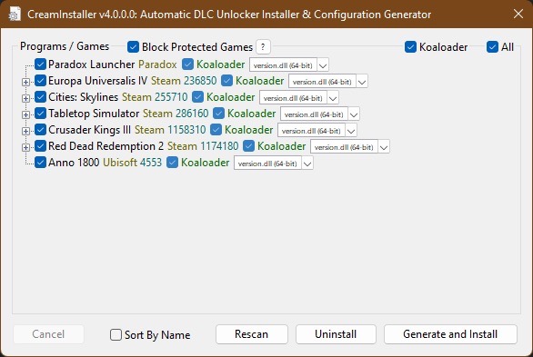 CreamAPI CreamInstaller - Steam DLC Unlocker