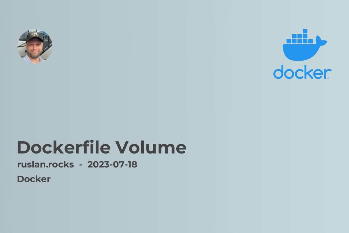 Dockerfile Volume: Managing Data in Containers